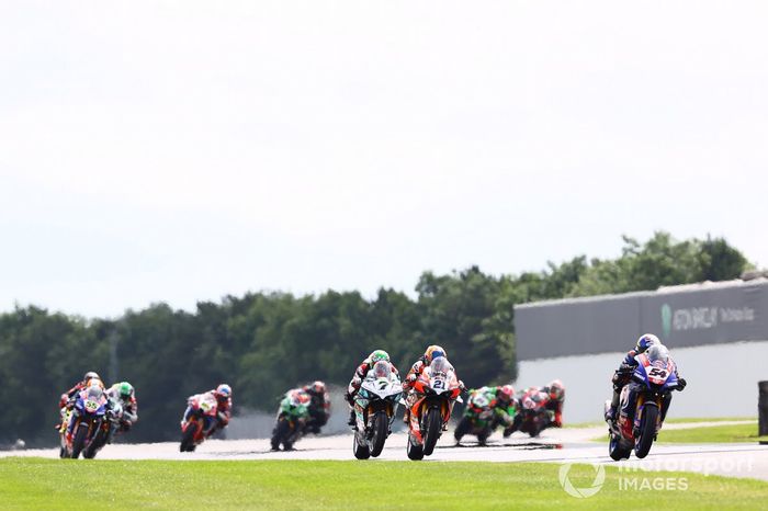 Toprak Razgatlioglu, PATA Yamaha WorldSBK Team, Michael Ruben Rinaldi, Aruba.It Racing - Ducati, Chaz Davies, Team GoEleven