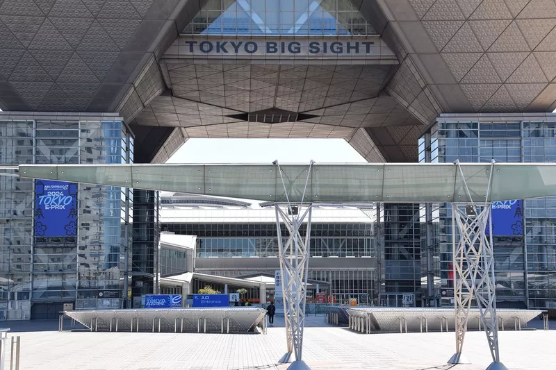 東京ビッグサイトに設けられたエントランス