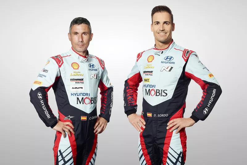 Dani Sordo, Candido Carrera, Squadra Mondiale Rally Hyundai