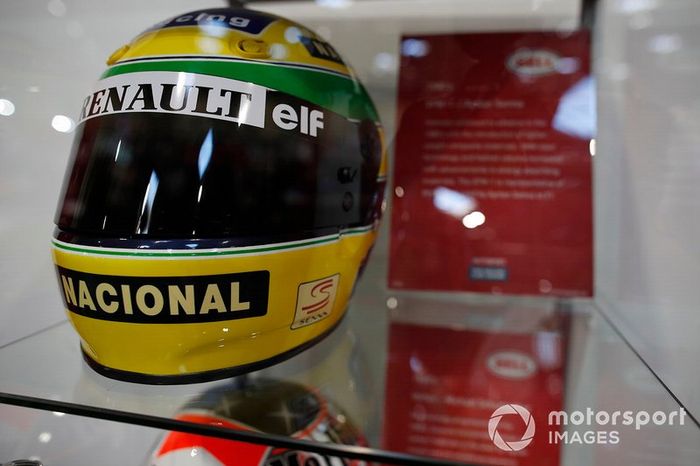 El casco de Ayrton Senna