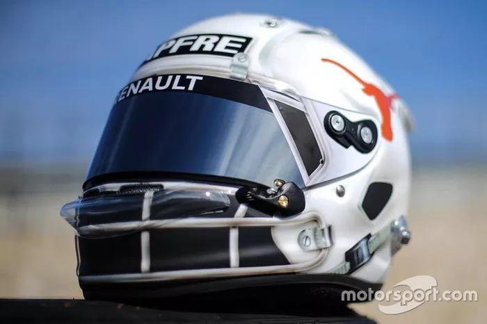 Casco de Daniel Ricciardo, Renault F1 Team