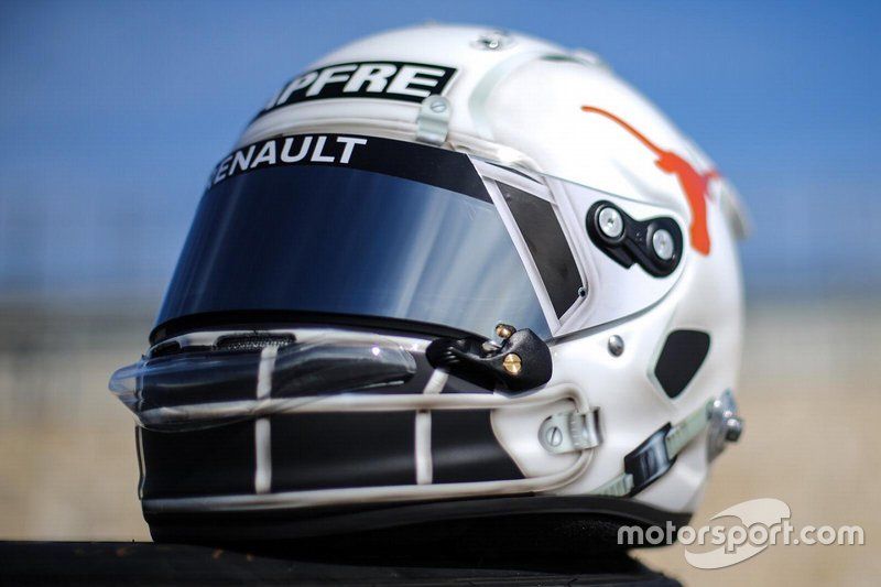Capacete de Daniel Ricciardo, Renault F1 Team