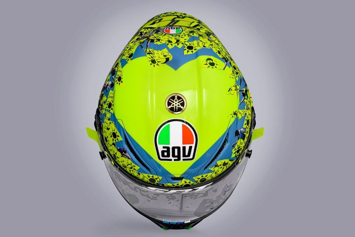 Casco especial de Valentino Rossi, Petronas Yamaha SRT
