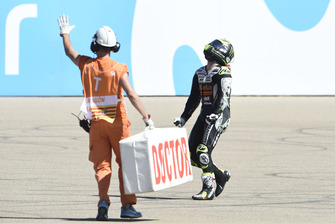La chute de Cal Crutchlow, Team LCR Honda