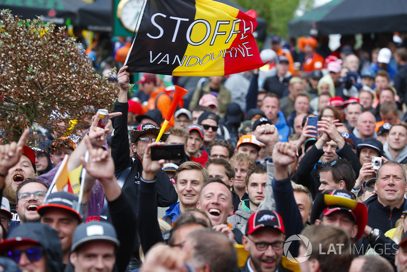 Stoffel Vandoorne in de Grand Prix van België