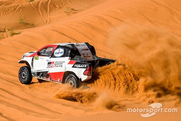 #314 Toyota Gazoo Racing Toyota Hilux: Fernando Alonso, Marc Coma