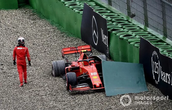 Tristeza para Leclerc, que brigava pelo pódio