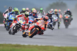 Marc Marquez, Repsol Honda Team leads at the start