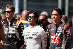 Nico Hulkenberg, Sahara Force India F1, Sergio Pérez, Sahara Force India F1 y Esteban Gutiérrez, Haa
