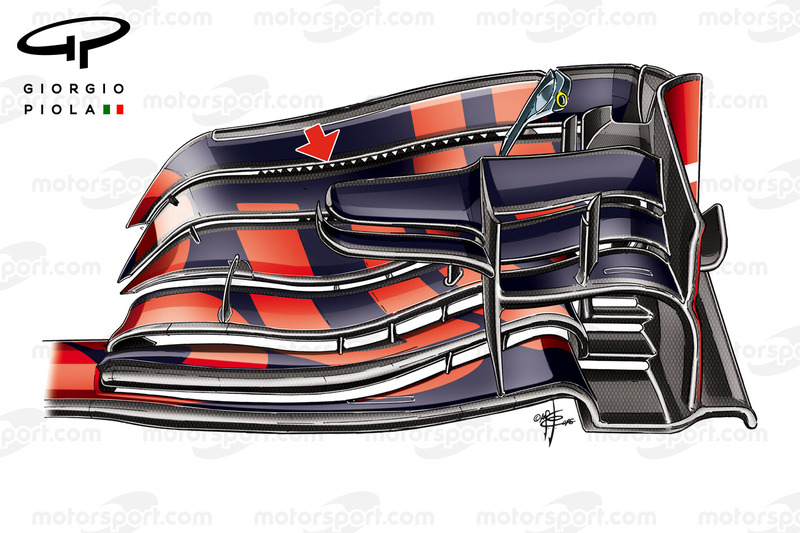 Red Bull RB12 l'ala anteriore