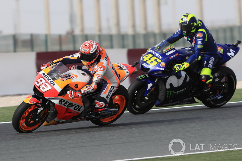 Marc Marquez, Repsol Honda Team, Valentino Rossi, Yamaha Factory Racing