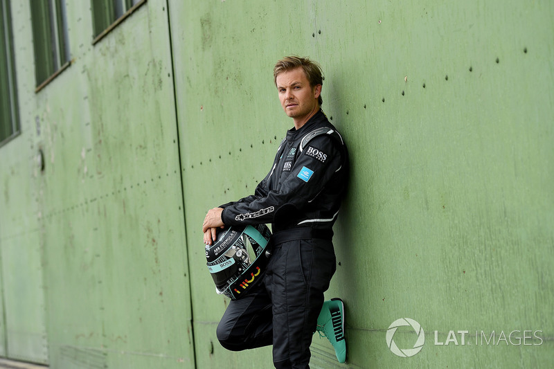 Nico Rosberg drives the FIA Formula E Gen 2 car