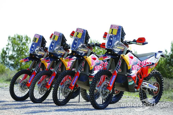 Todas las motos del Red Bull KTM Factory Team