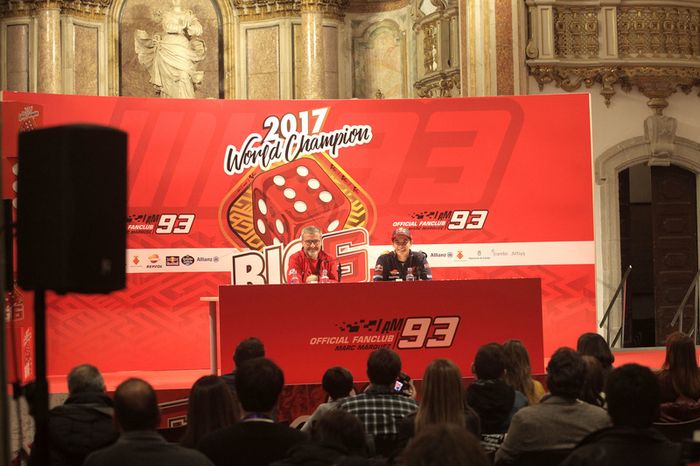 Celebración Marc Márquez en Cervera