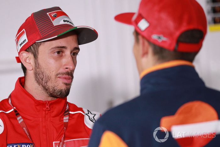 Andrea Dovizioso, Ducati Team, Marc Marquez, Repsol Honda Team