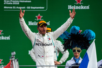 Il vincitore Lewis Hamilton, Mercedes AMG F1 W09