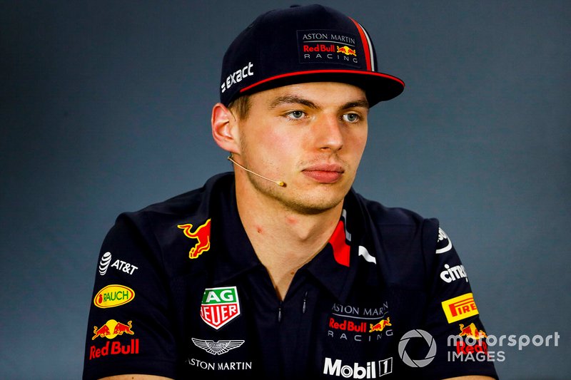 Max Verstappen, Red Bull Racing, durante la conferenza stampa