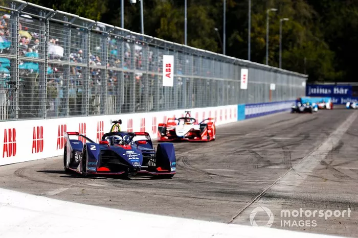 Sam Bird, Envision Virgin Racing, Audi e-tron FE05, Pascal Wehrlein, Mahindra Racing, M5 Electro 