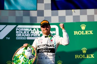 Valtteri Bottas, Mercedes AMG F1 op het podium