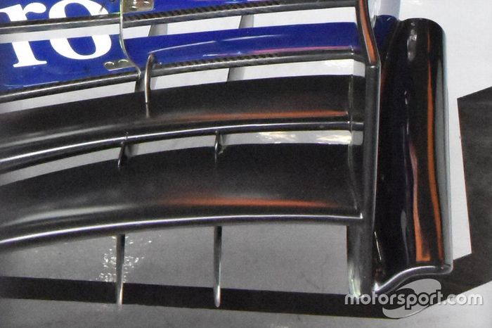 McLaren, detalle técnico del morro