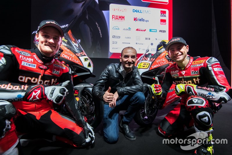 Чаз Девіс, Альваро Баутіста, Aruba.it Racing-Ducati SBK Team, Клаудіо Доменікале, генеральний директор Ducati