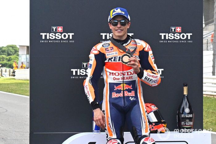 Tercer lugar carrera sprint Marc Márquez, Equipo Repsol Honda