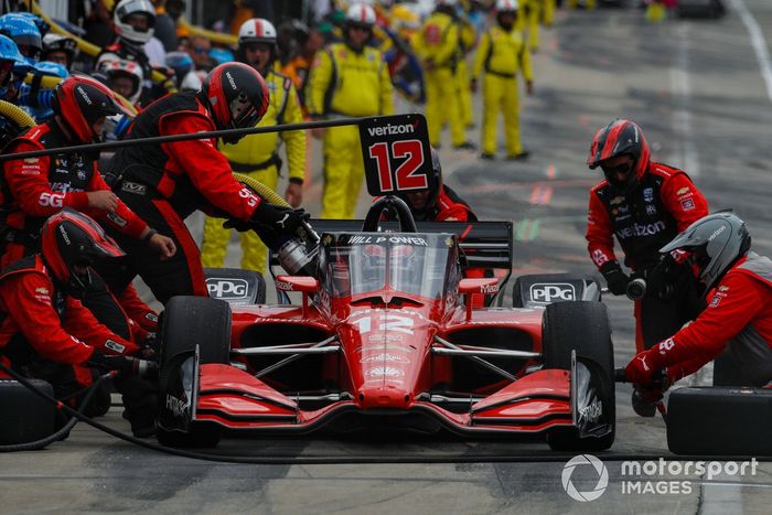 Will Power, Team Penske Chevrolet, Pit Stop