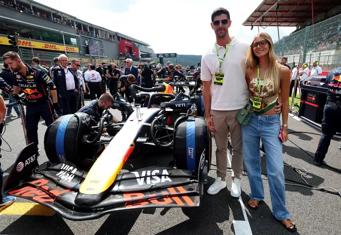 Thibaut Courtois and Mishel Gerzig-Courtois 