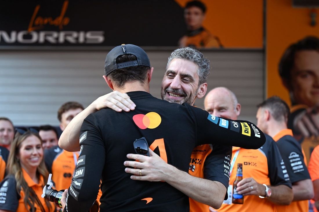 Lando Norris, McLaren, Andrea Stella