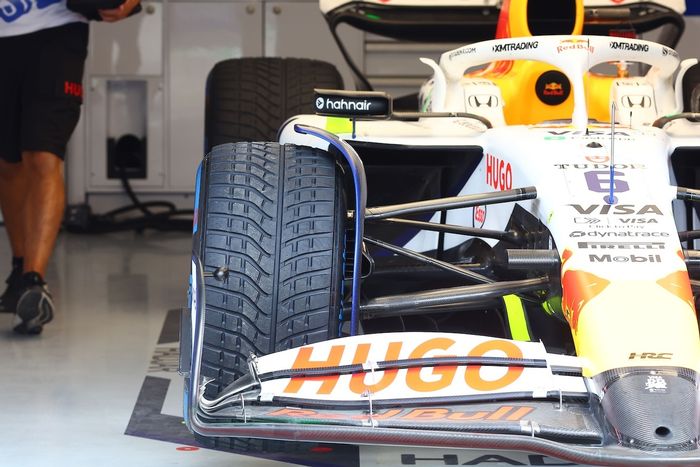 Detalle técnico Racing Bulls