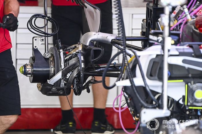 Freno trasero del Alfa Romeo Racing C39