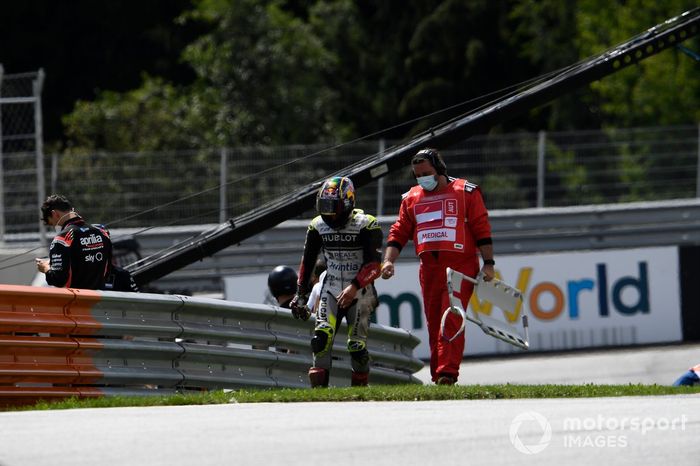 Accidente de Johann Zarco, Avintia Racing