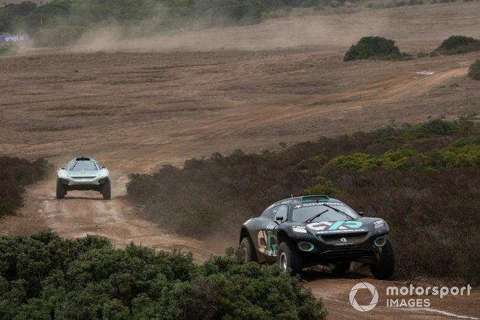 Molly Taylor, Johan Kristoffersson, Rosberg X Racing, y Jutta Kleinschmidt, Mattias Ekstrom, ABT CUPRA XE 