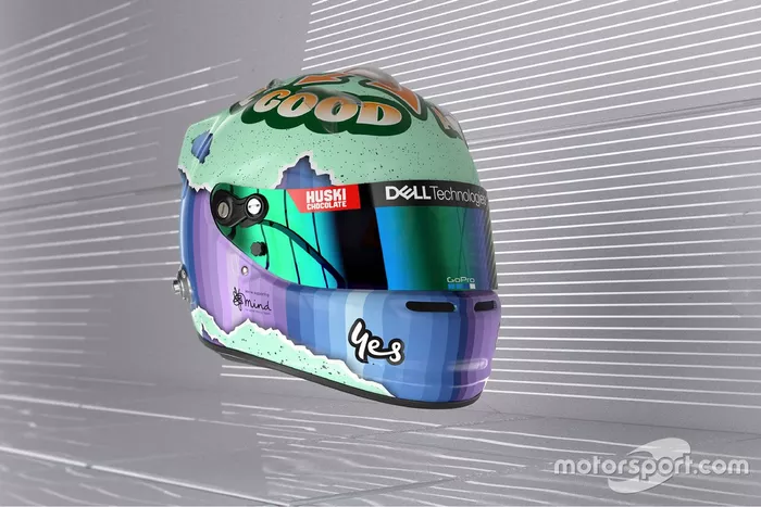 Casco di Daniel Ricciardo, McLaren