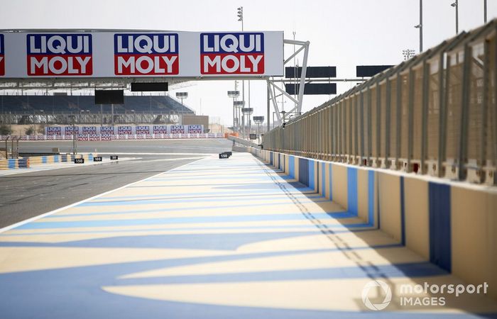 Detalle del circuito de la F1 en Bahrein