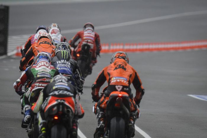 Maverick Viñales, Yamaha Factory Racing en pitlane