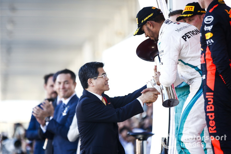 El ganador: Lewis Hamilton, Mercedes AMG F1