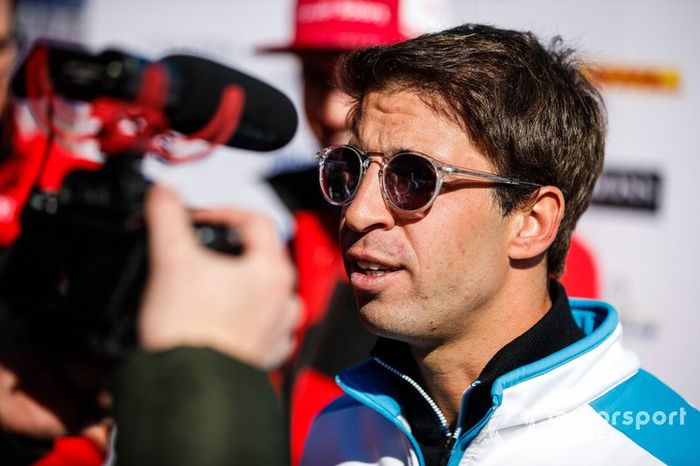 Antonio Felix da Costa, BMW I Andretti Motorsports, BMW iFE.18, con los medios