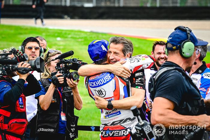 Miguel Oliveira, Trackhouse Racing Team, Massimo Rivola, CEO de Aprilia Racing