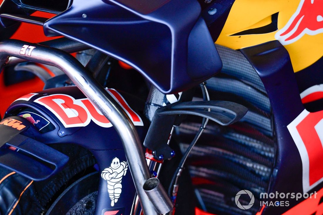 Detalle de la moto Red Bull KTM Factory Racing