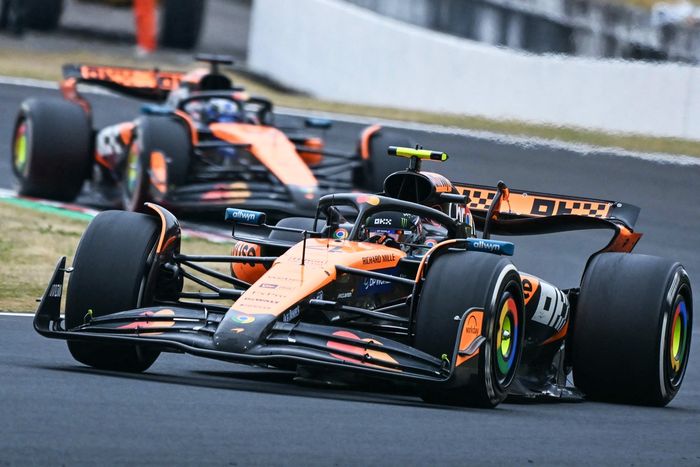 Lando Norris, McLaren, Oscar Piastri