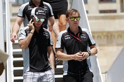 Sergio Perez, Sahara Force India F1 con Xavi Martos, Sahara Force India F1 fisioterapia