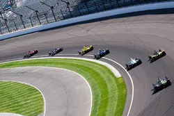 Trainingsbetrieb auf dem Indianapolis Motor Speedway