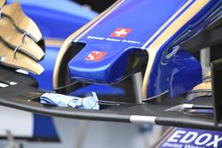 Detalle del morro del Sauber C36