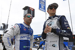 Тоні Канаан, Chip Ganassi Racing Honda (L), Макс Чілтон, Chip Ganassi Racing Honda
