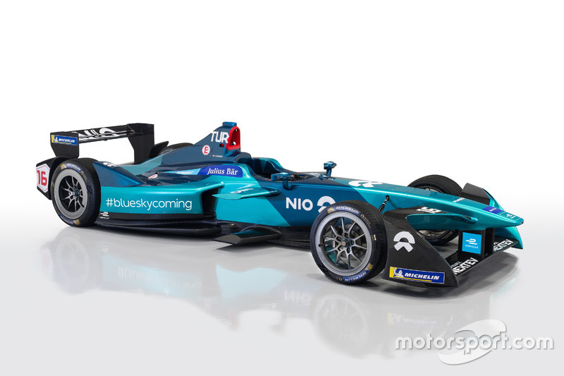 La monoplace NIO pour la saison 2017-18 de Formule E