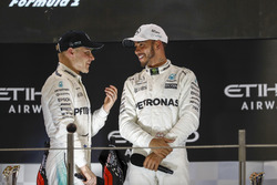 Podium: Race winner Valtteri Bottas, Mercedes AMG F1, second place Lewis Hamilton, Mercedes AMG F1
