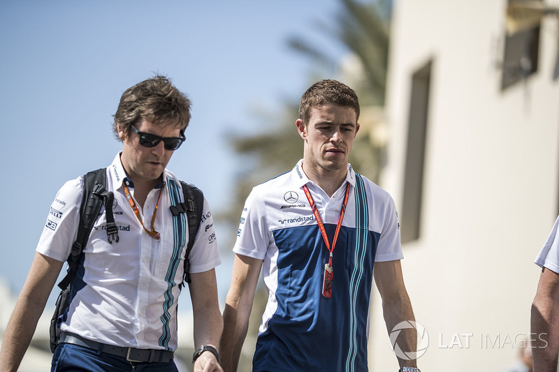 Rob Smedley, Williams Head of Vehicle Performance and Paul di Resta, Sky TV