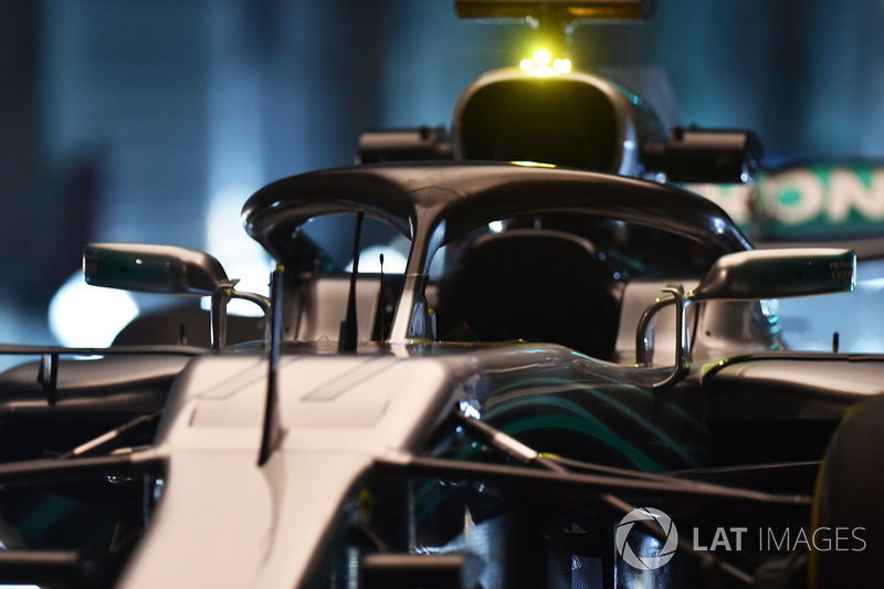 Mercedes AMG F1 W09 halo detay