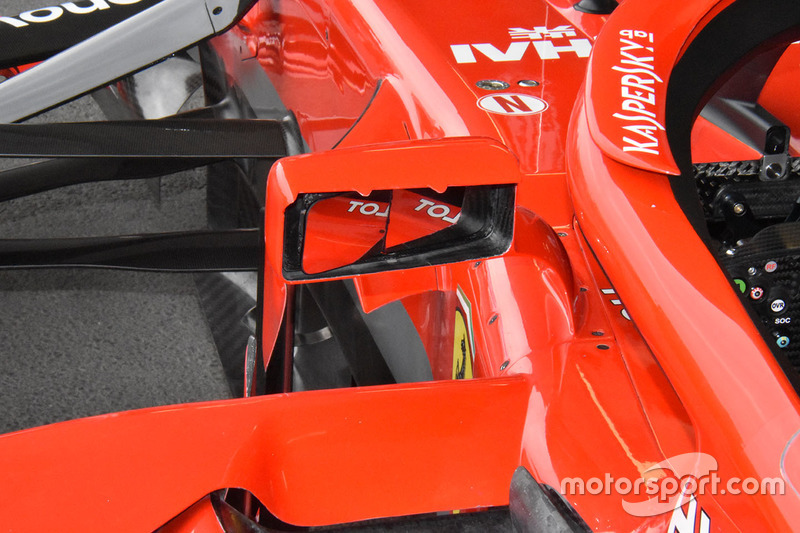 Ferrari SF71H mirror detail